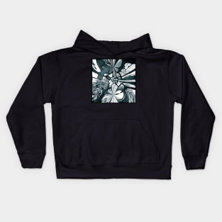Black and White Abstract Kids Hoodie
